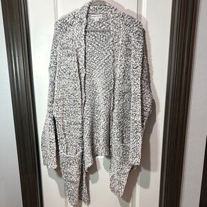 Ava & Viv Textured Gray Cardigan